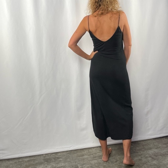 Morgane Le Fay Summer Midi Dress in Black Size Small - Picture 3 of 6